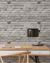 Gray Brick Wallpaper